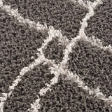 Hauteloom Andia HMSGANDIAA3 Gray Machine Made Polyester Rug