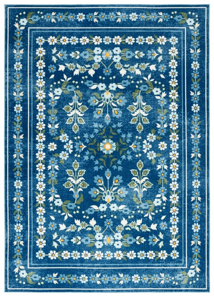 safavieh clearance martha stewart washable msrw179m dark blue rug