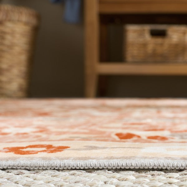 safavieh clearance martha stewart washable msrw184q rust rug