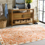 safavieh clearance martha stewart washable msrw184q rust rug