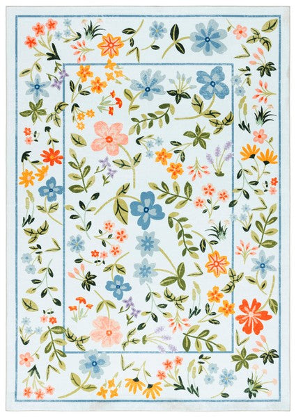 safavieh clearance martha stewart washable msrw190k light blue rug