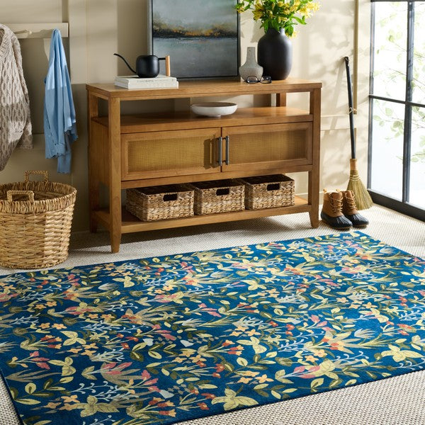 safavieh clearance martha stewart washable msrw192n navy rug