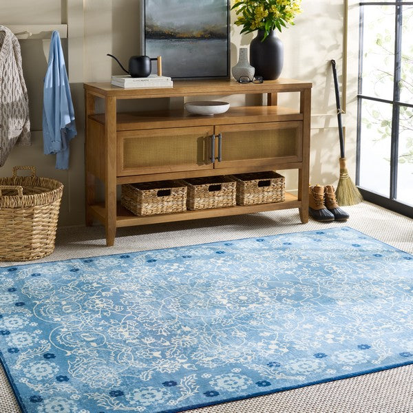 safavieh clearance martha stewart washable msrw194l blue rug