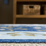 safavieh clearance martha stewart washable msrw195m dark blue rug