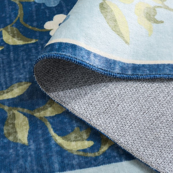 safavieh clearance martha stewart washable msrw195m dark blue rug