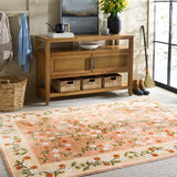 safavieh clearance martha stewart washable msrw195q rust rug