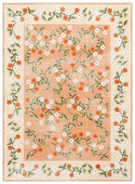 safavieh clearance martha stewart washable msrw195q rust rug