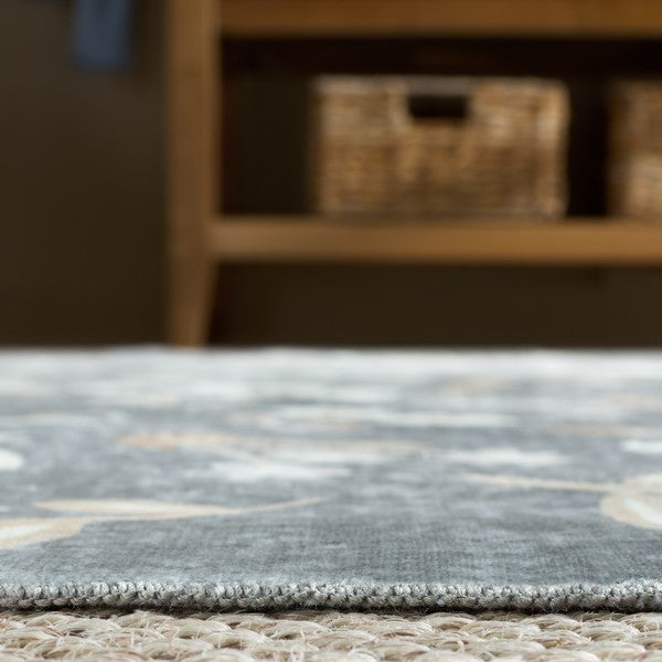 safavieh clearance martha stewart washable msrw197g dark grey rug