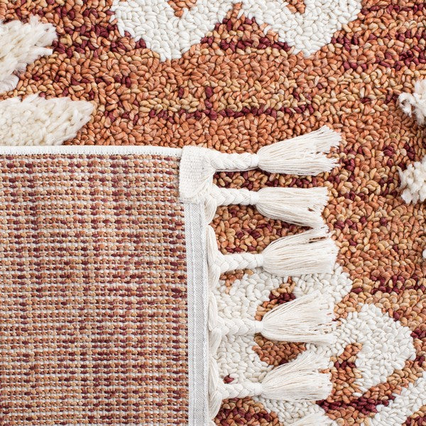 safavieh clearance moroccan tassel shag mts652p orange rug