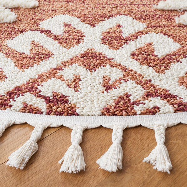 safavieh clearance moroccan tassel shag mts652p orange rug