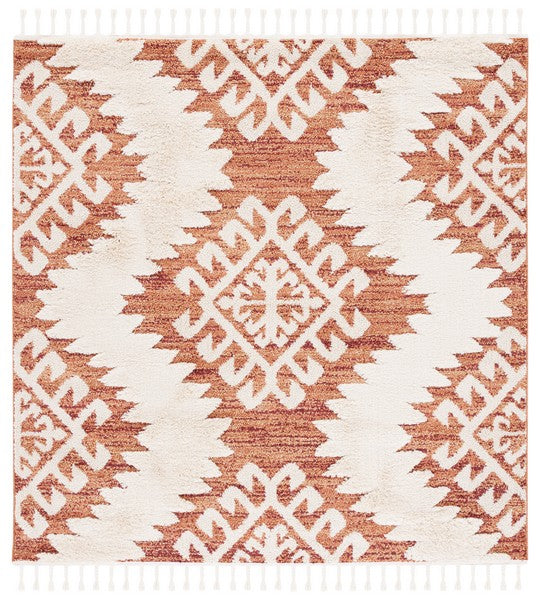 safavieh clearance moroccan tassel shag mts652p orange rug