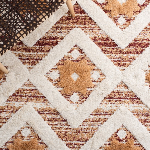 safavieh clearance moroccan tassel shag mts664p rust rug