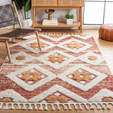 safavieh clearance moroccan tassel shag mts664p rust rug
