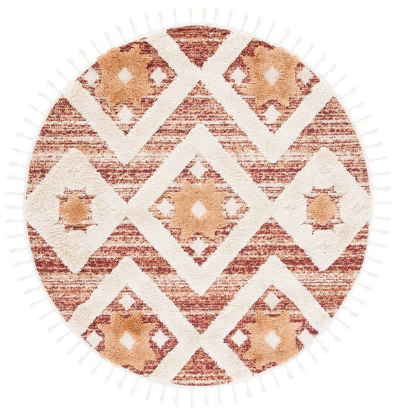 safavieh clearance moroccan tassel shag mts664p rust rug