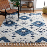 safavieh clearance moroccan tassel shag mts688m blue rug