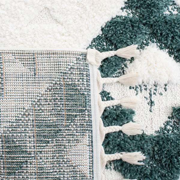 safavieh clearance moroccan tassel shag mts688y green rug