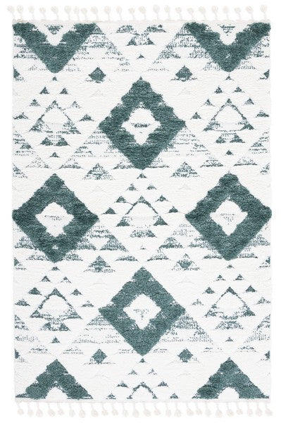 safavieh clearance moroccan tassel shag mts688y green rug