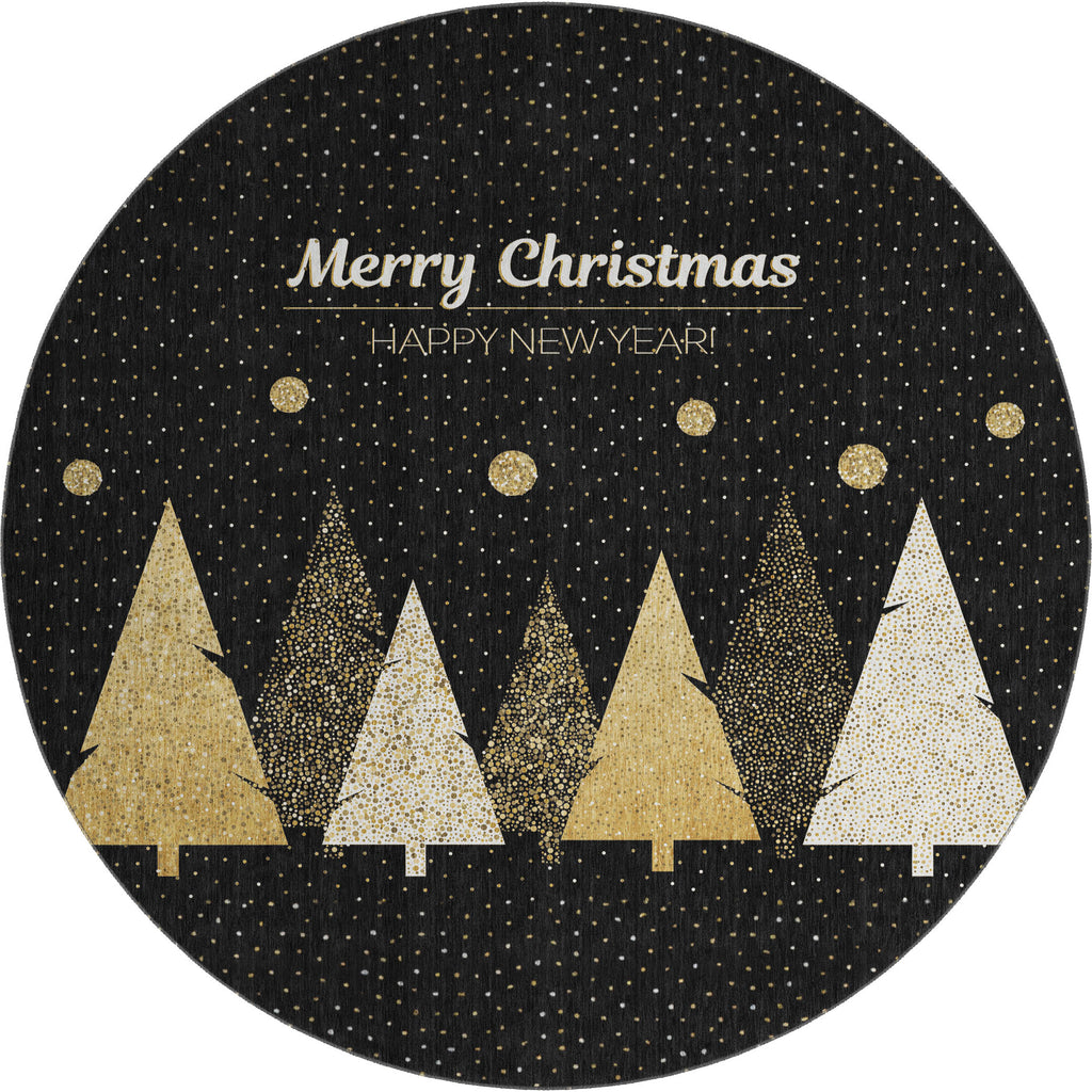 dalyn merry bright my11 black rug