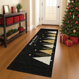 dalyn merry bright my11 black rug