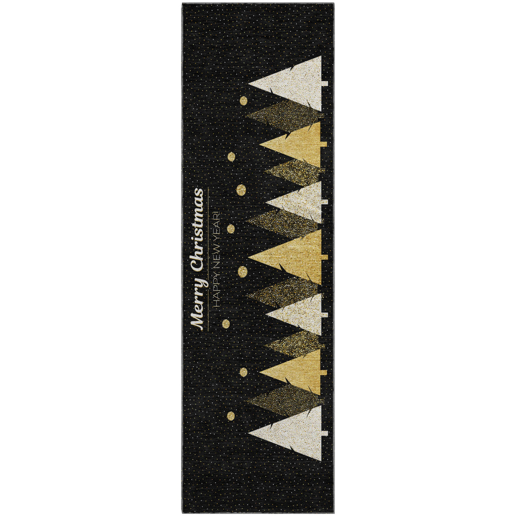 dalyn merry bright my11 black rug