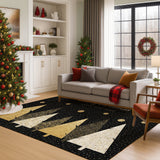 dalyn merry bright my11 black rug