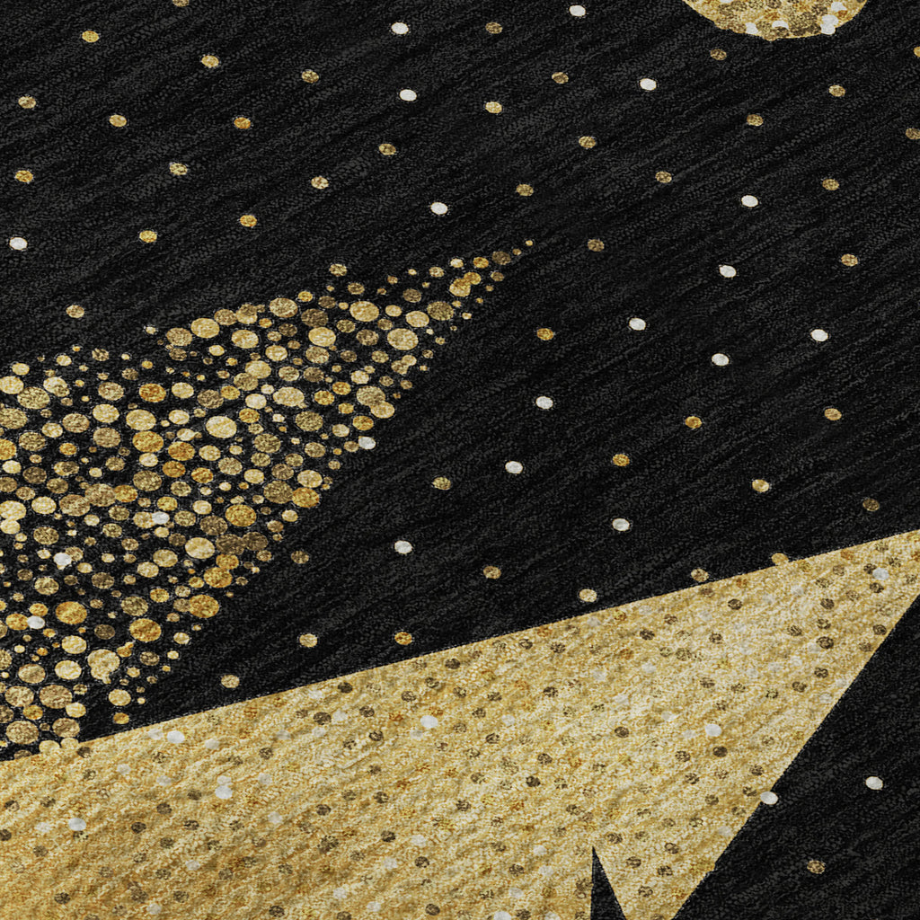 dalyn merry bright my11 black rug
