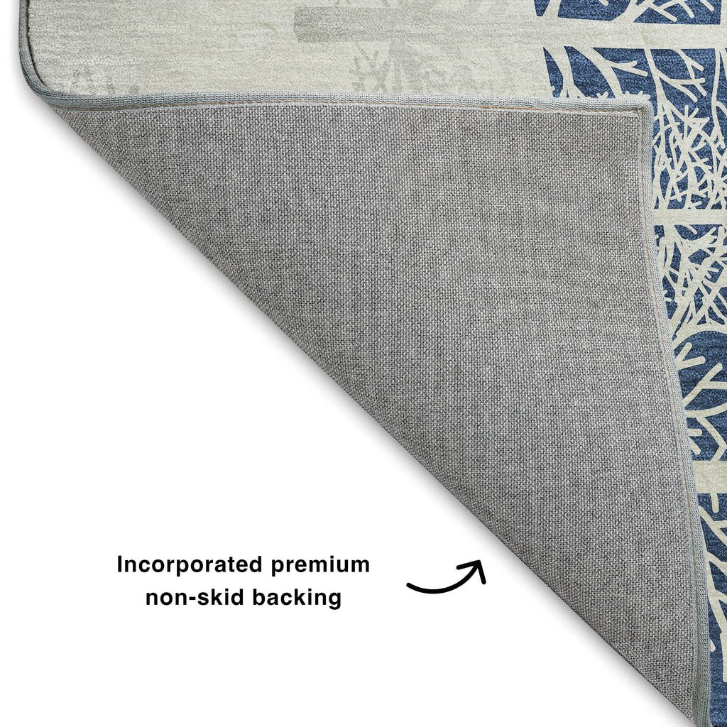 dalyn merry bright my12 navy rug