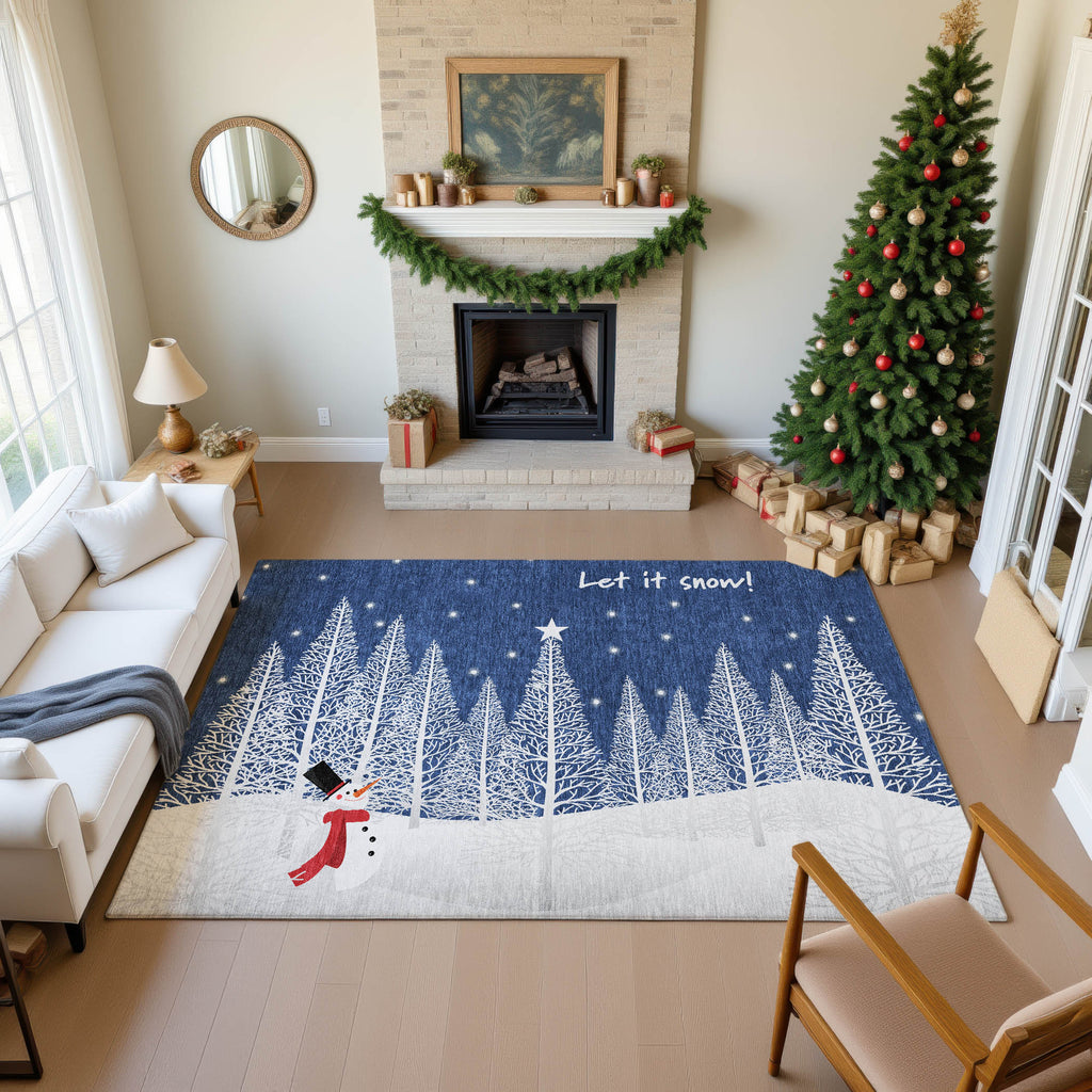 dalyn merry bright my12 navy rug