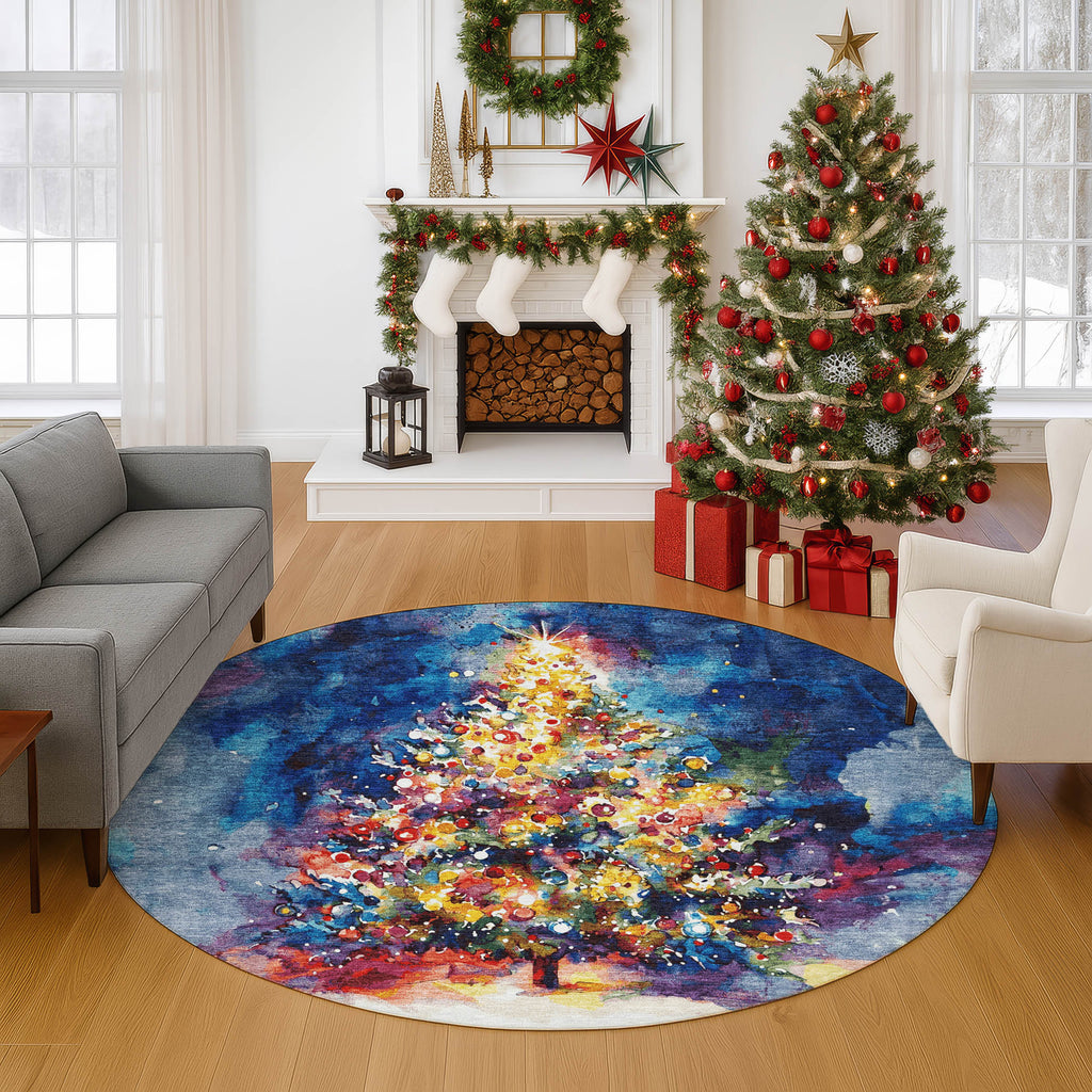 dalyn merry bright my14 navy rug