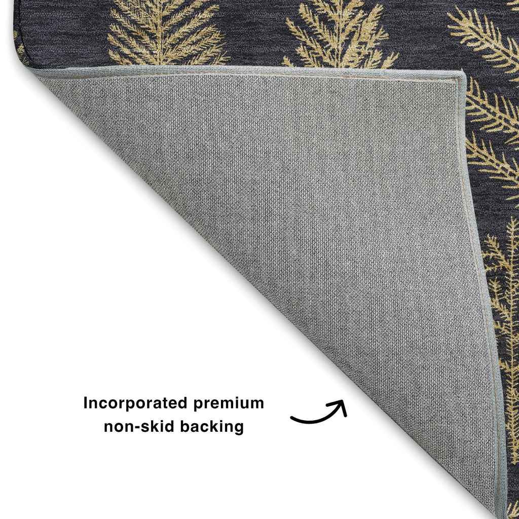 dalyn merry bright my21 black rug