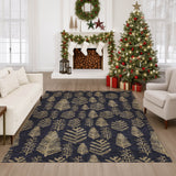 dalyn merry bright my21 black rug