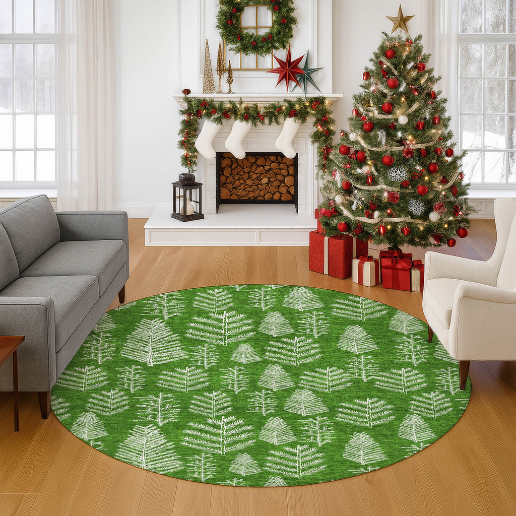 dalyn merry bright my21 green rug