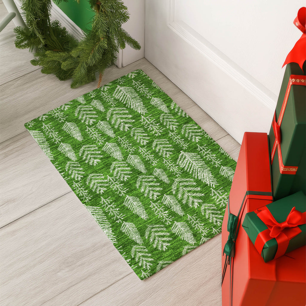 dalyn merry bright my21 green rug