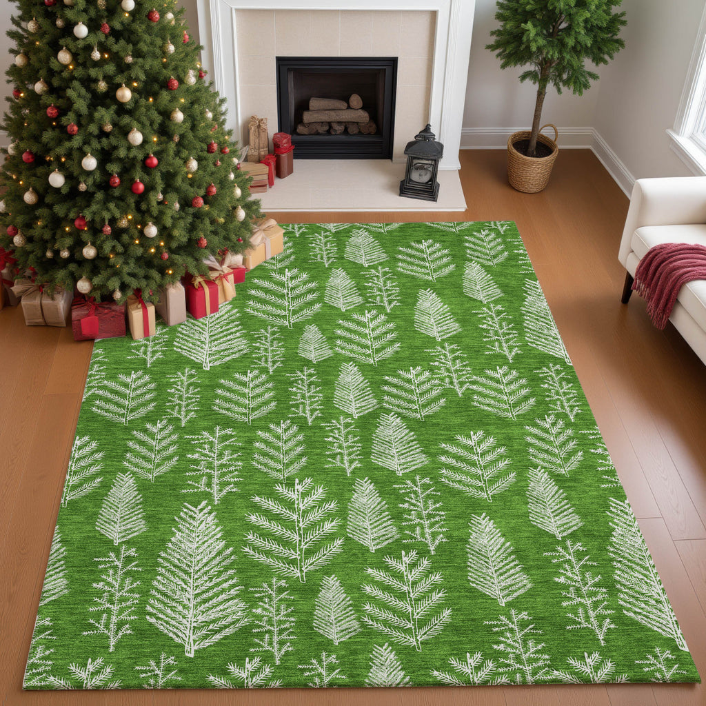 dalyn merry bright my21 green rug