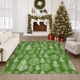 dalyn merry bright my21 green rug