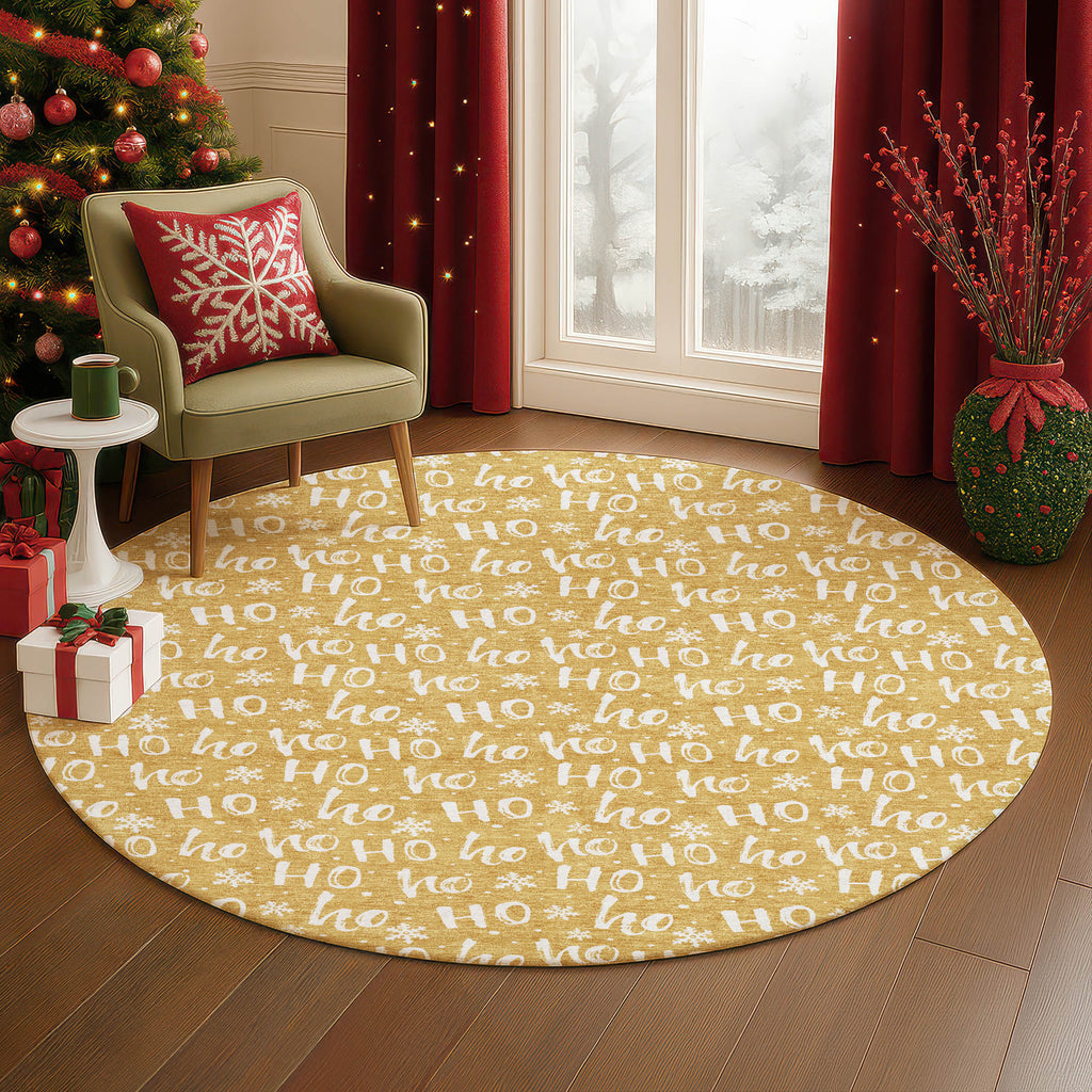 dalyn merry bright my22 gold rug