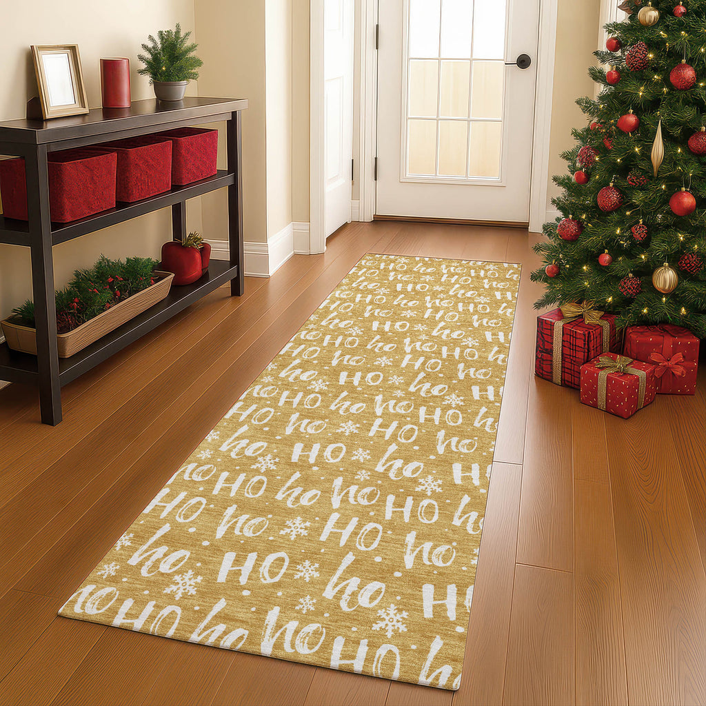 dalyn merry bright my22 gold rug