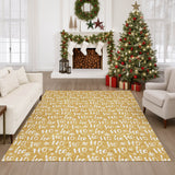 dalyn merry bright my22 gold rug