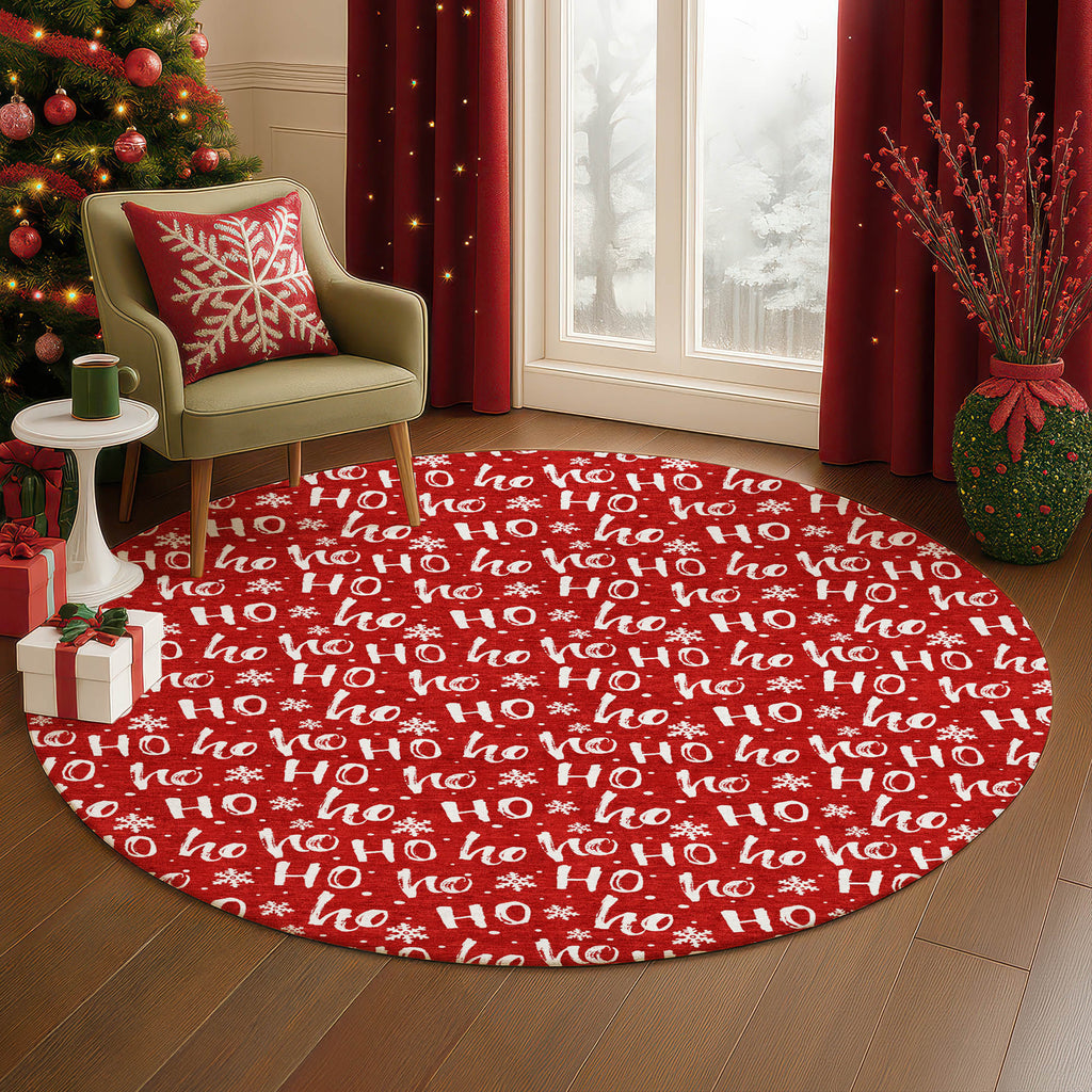 dalyn merry bright my22 red rug