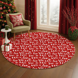 dalyn merry bright my22 red rug