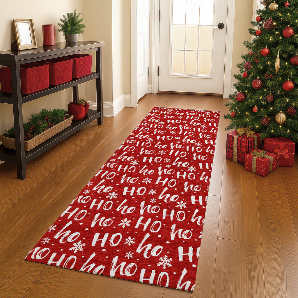dalyn merry bright my22 red rug