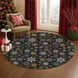 dalyn merry bright my25 black rug