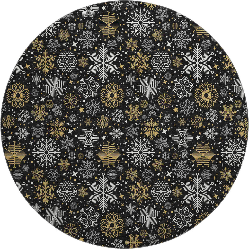 dalyn merry bright my25 black rug