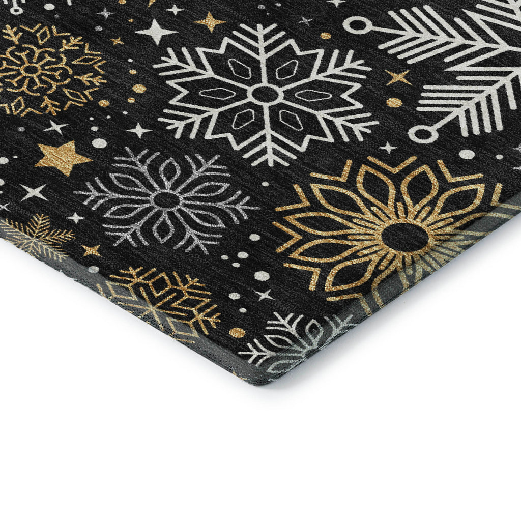 dalyn merry bright my25 black rug