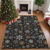dalyn merry bright my25 black rug