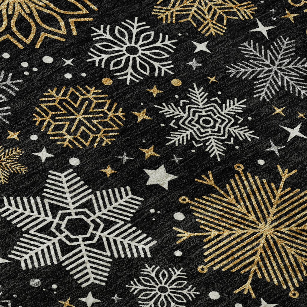 dalyn merry bright my25 black rug