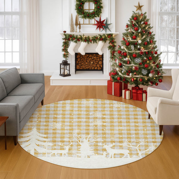 dalyn merry bright my26 gold rug