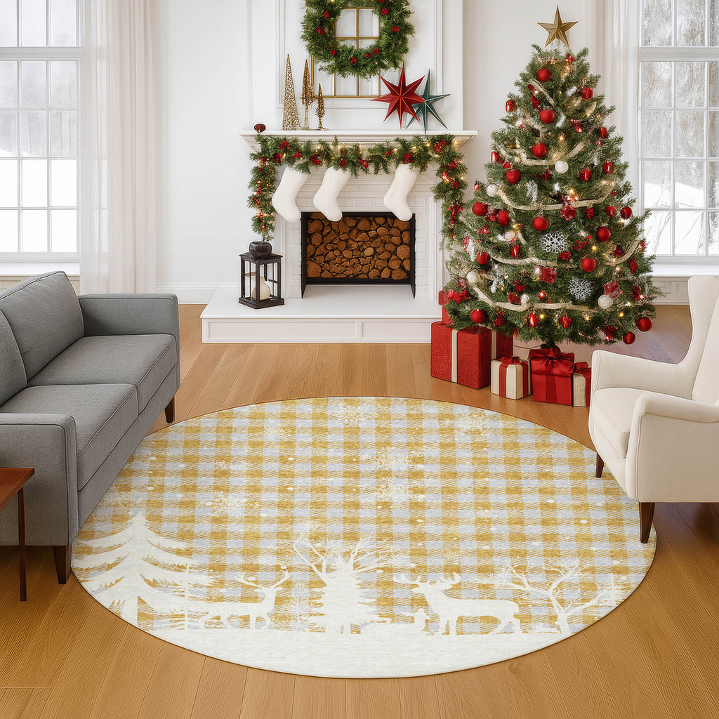 dalyn merry bright my26 gold rug