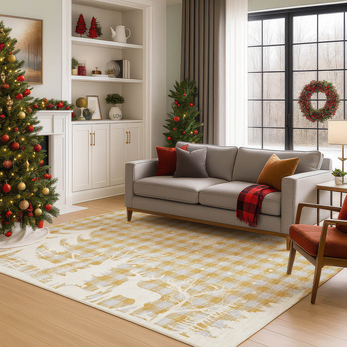 dalyn merry bright my26 gold rug