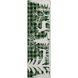 dalyn merry bright my26 green rug